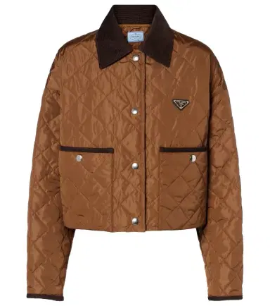 Prada Re-Nylon quilted cropped jacket | Thumbnail 1