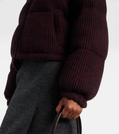 Prada Cropped wool and cashmere down jacket | Thumbnail 3 Prada Cropped wool and cashmere down jacket | Thumbnail 3