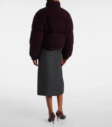 Prada Cropped wool and cashmere down jacket | Thumbnail 6 Prada Cropped wool and cashmere down jacket | Thumbnail 6