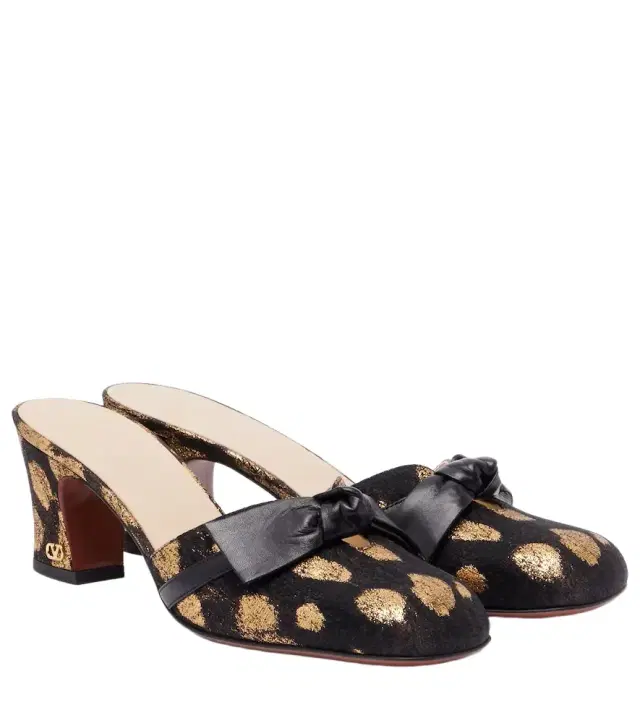 Valentino Garavani Knotty 60 bow-detail mules