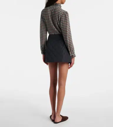 Prada Re-Nylon quilted miniskirt | Thumbnail 3 Prada Re-Nylon quilted miniskirt | Thumbnail 3