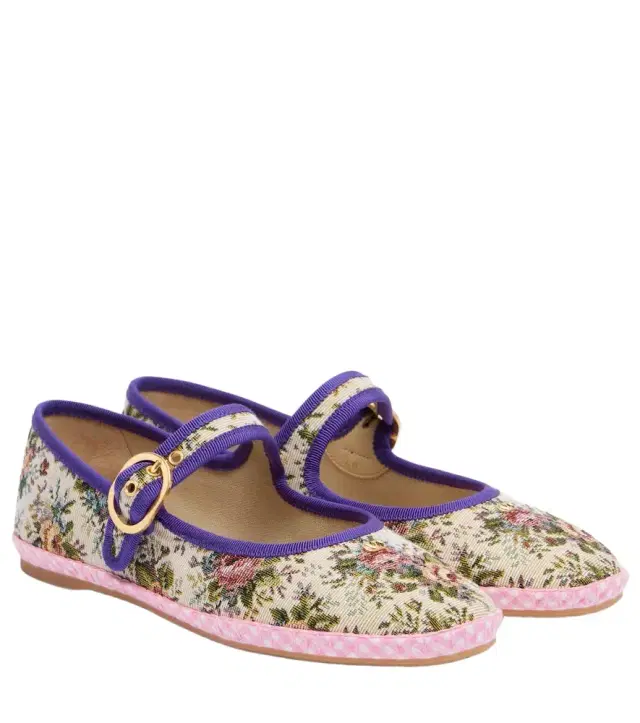 Valentino Garavani Endouce floral Mary Jane flats