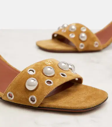 Valentino Garavani Nellcôte 60 studded suede sandals | Thumbnail 5