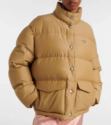 Prada Logo cotton-blend puffer jacket | Thumbnail 4 Prada Logo cotton-blend puffer jacket | Thumbnail 4