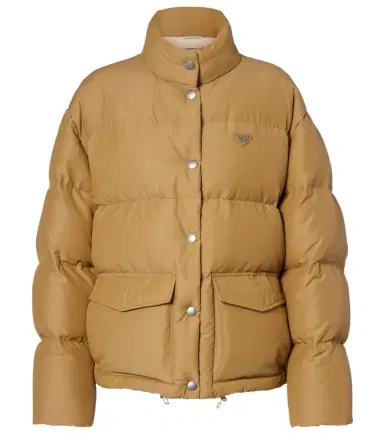 Prada Logo cotton-blend puffer jacket | Thumbnail 1 Prada Logo cotton-blend puffer jacket | Thumbnail 1