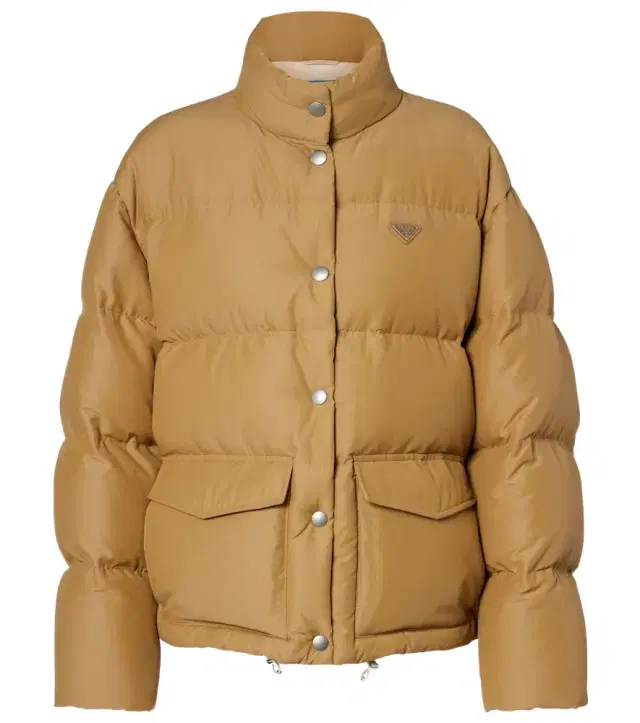 Prada Logo cotton-blend puffer jacket