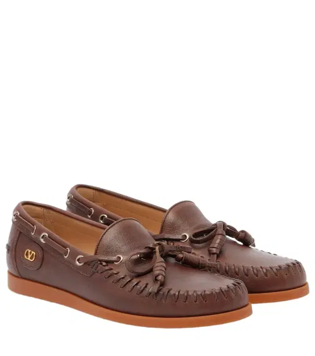 Valentino Garavani Palm Avenue leather boat shoes