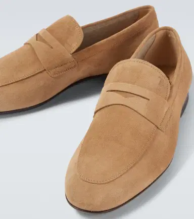 Tod's Suede penny loafers | Thumbnail 2
