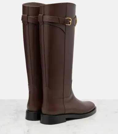 Valentino Garavani VLogo leather knee-high boots | Thumbnail 4 Valentino Garavani VLogo leather knee-high boots | Thumbnail 4
