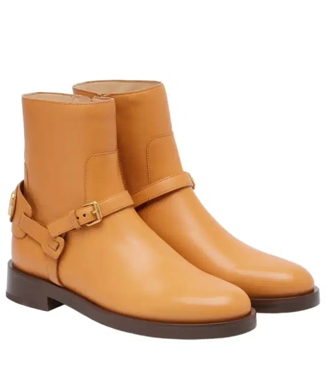 Valentino Garavani VLogo leather ankle boots