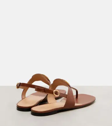 Valentino Garavani VLogo Signature leather thong sandals | Thumbnail 3
