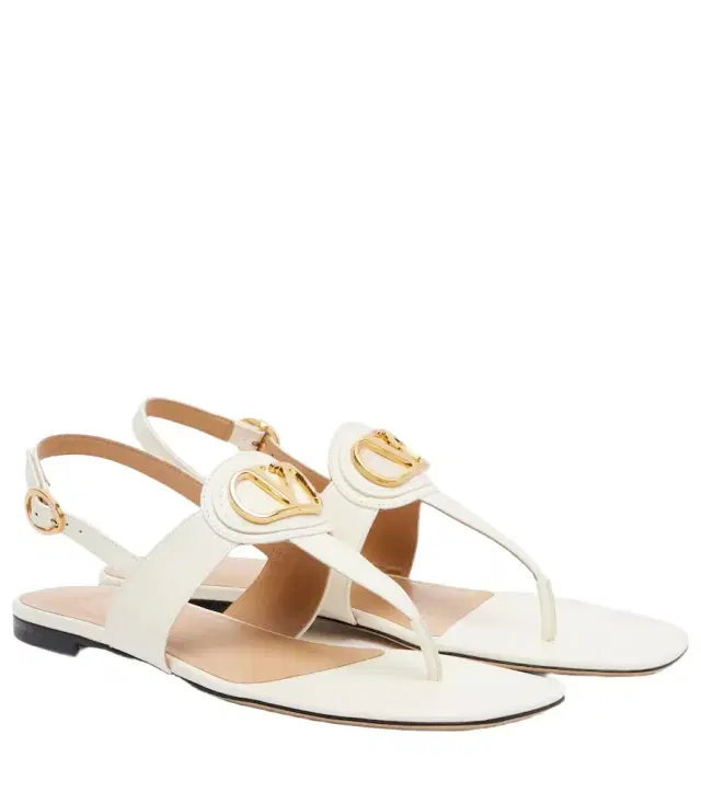 Valentino Garavani VLogo Signature leather thong sandals