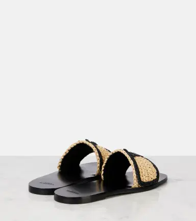 Valentino Garavani Viva Superstar embroidered crochet slides | Thumbnail 2
