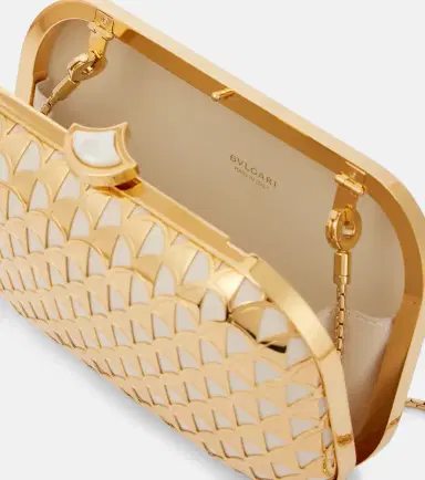 BVLGARI Calla gold-plated clutch | Thumbnail 2
