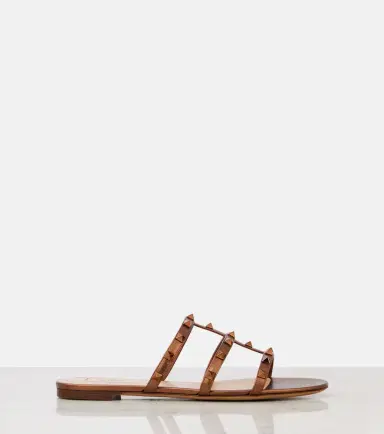 Valentino Garavani Rockstud metallic leather sandals | Thumbnail 3