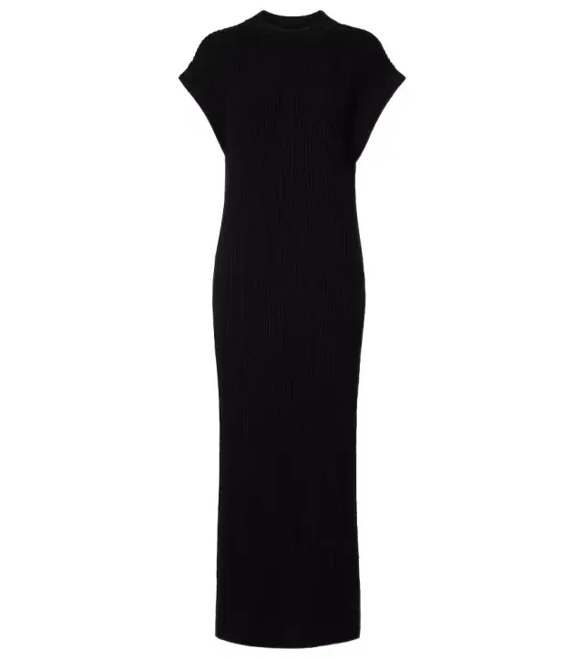 Varley Cheston pointelle cotton midi dress