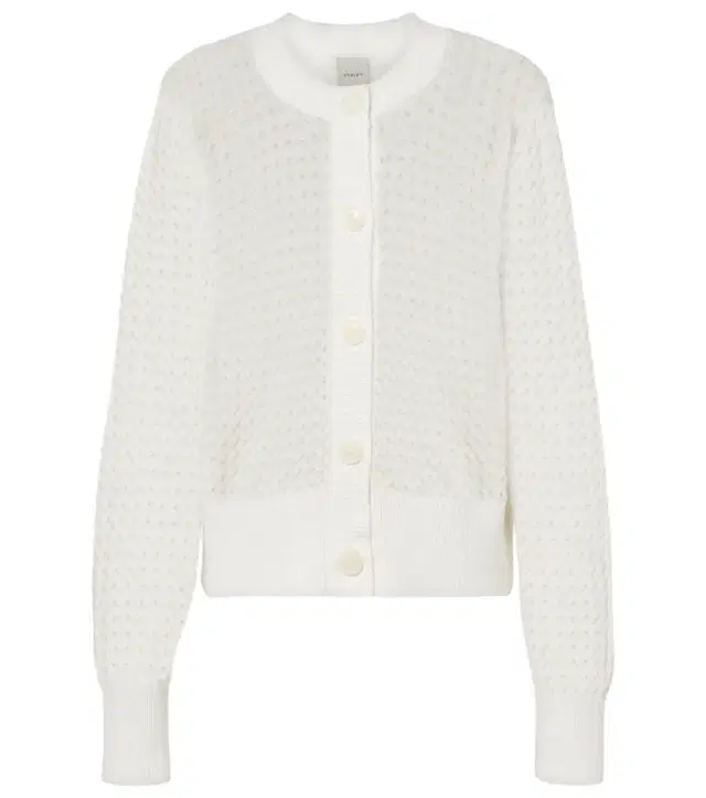 Varley Bettina open-knit cotton-blend cardigan