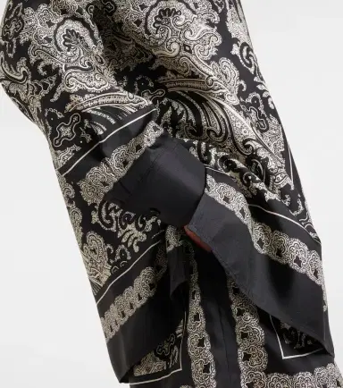 Nili Lotan Alfie paisley silk twill shirt | Thumbnail 2