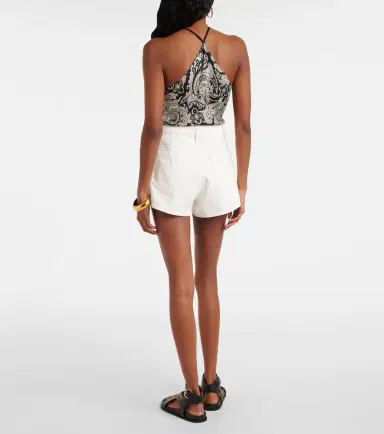 Nili Lotan Harley high-rise denim shorts | Thumbnail 3 Nili Lotan Harley high-rise denim shorts | Thumbnail 3