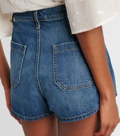 Nili Lotan Harley high-rise denim shorts | Thumbnail 2