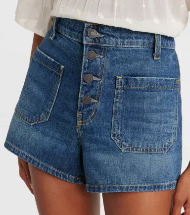 Nili Lotan Harley high-rise denim shorts | Thumbnail 4