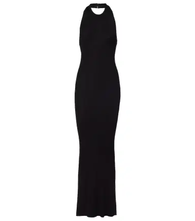 Nili Lotan Ribbed-knit halterneck maxi dress | Thumbnail 1