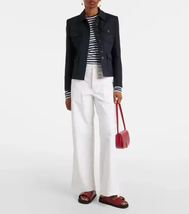 Nili Lotan Leon cotton twill cargo pants | Thumbnail 3