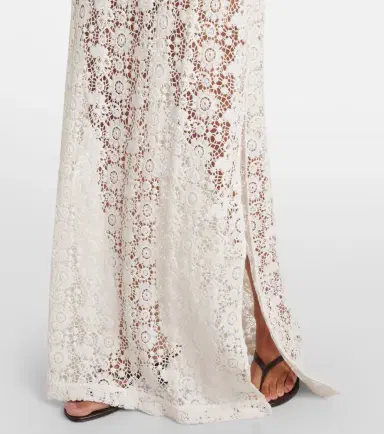 Nili Lotan Cotton lace maxi dress | Thumbnail 4