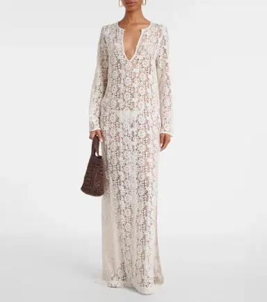Nili Lotan Cotton lace maxi dress | Thumbnail 5