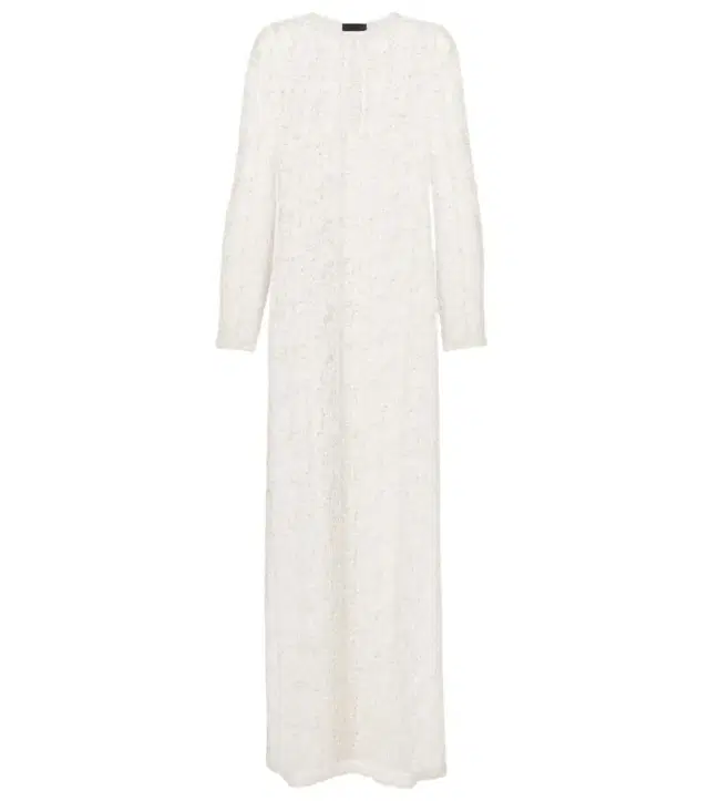 Nili Lotan Cotton lace maxi dress