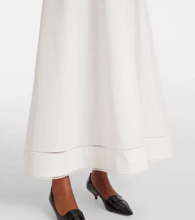 Rohe Róhe Embroidered cotton poplin midi dress | Thumbnail 5