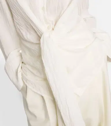 Rohe Róhe Knot-detail silk-blend shirt | Thumbnail 2