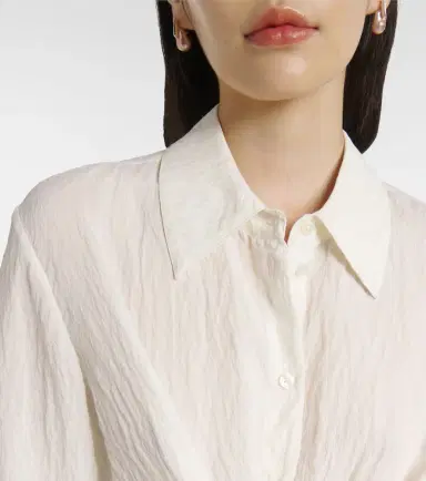 Rohe Róhe Knot-detail silk-blend shirt | Thumbnail 4