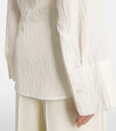 Rohe Róhe Knot-detail silk-blend shirt | Thumbnail 6