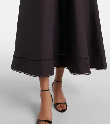 Rohe Róhe Embroidered cotton poplin midi dress | Thumbnail 2
