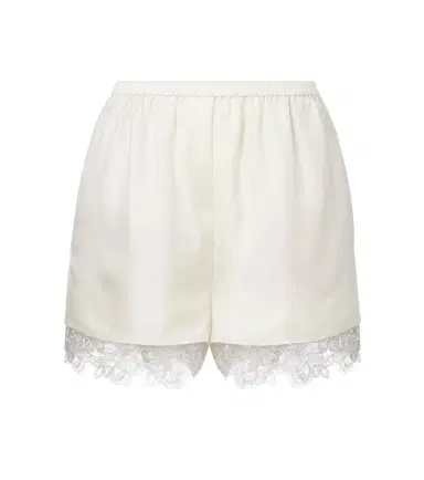 Rohe Róhe Lace-trimmed silk shorts | Thumbnail 1