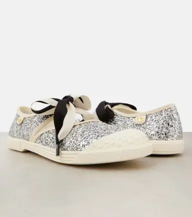 Valentino Garavani Bay by Bay glitter sneakers | Thumbnail 2