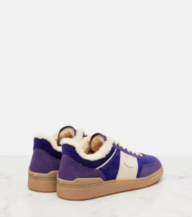 Valentino Garavani Upvillage suede and corduroy sneakers | Thumbnail 2
