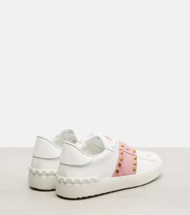 Valentino Garavani Rockstud Untitled leather sneakers | Thumbnail 4 Valentino Garavani Rockstud Untitled leather sneakers | Thumbnail 4