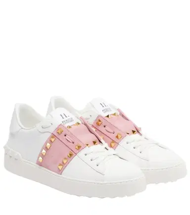 Valentino Garavani Rockstud Untitled leather sneakers | Thumbnail 1 Valentino Garavani Rockstud Untitled leather sneakers | Thumbnail 1
