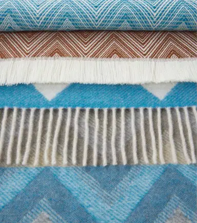Missoni Ciro Chevron fringed wool throw | Thumbnail 2 Missoni Ciro Chevron fringed wool throw | Thumbnail 2