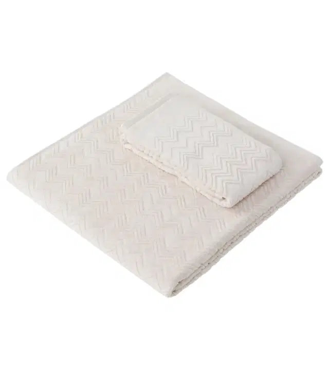 Missoni Chalk Zigzag set of 2 cotton terry towels