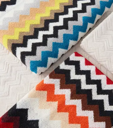 Missoni Zigzag set of 2 cotton towels | Thumbnail 3