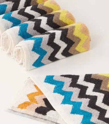 Missoni Best Zigzag set of 6 cotton terry hand towels | Thumbnail 4