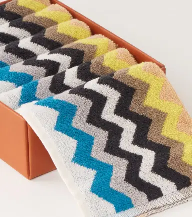 Missoni Best Zigzag set of 6 cotton terry hand towels | Thumbnail 5
