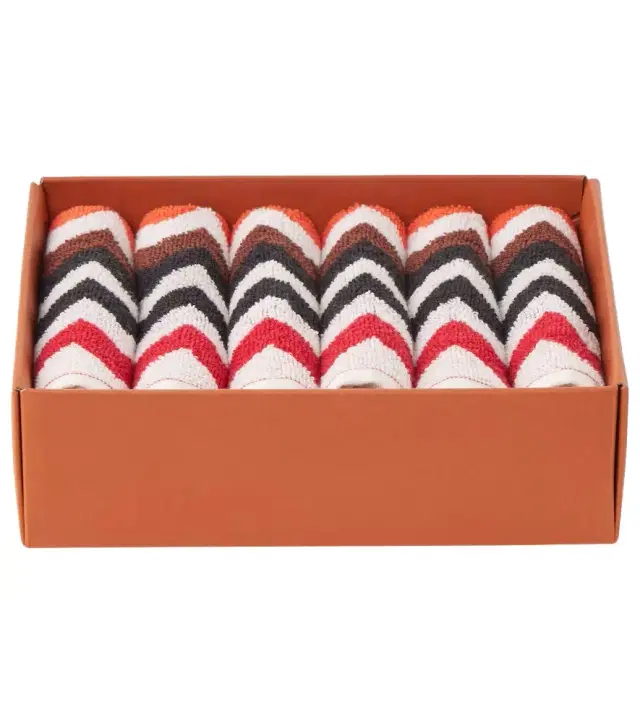 Missoni Zigzag set of 6 cotton face towels