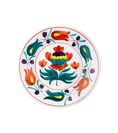Cabana Lia floral ceramic dessert plate | Thumbnail 1
