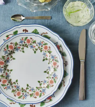 Cabana x Ginori 1735 Martina porcelain dessert plate | Thumbnail 4