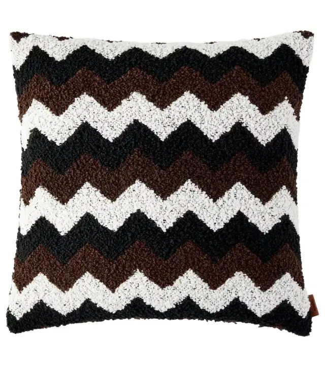 Missoni Riccio Zigzag bouclé cushion