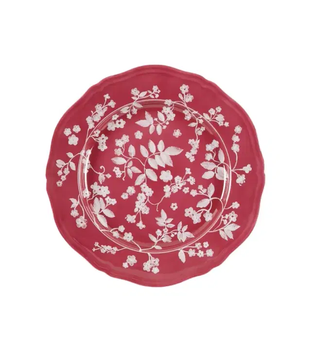 Cabana x Ginori 1735 floral porcelain dinner plate